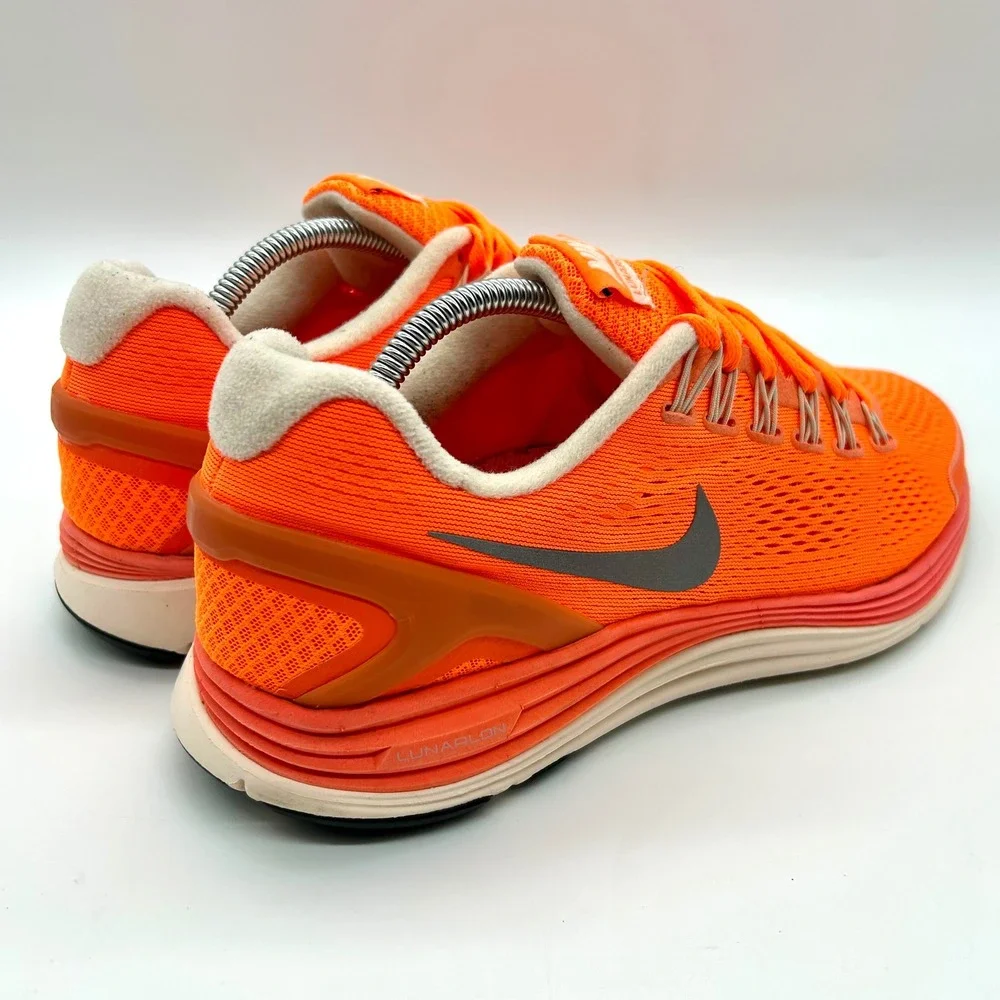 Nike LunarGlide 4 Men's Running‎ Shoes 10 Orange Athletic Sneakers 524977-808